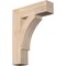 Ekena Millwork Thorton Block Smooth Bracket, Douglas Fir, 3 1/2"W x 14"D x 18"H BKT04X14X18THR05SDF - alternate 1